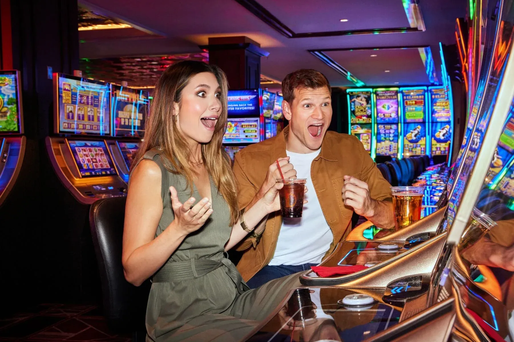 Decorative casino atmosphere illustration